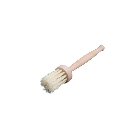 Fathom Large Pastry Brushes - German-made professional baking brushes with 100% natural bristles, handcrafted, ideal for basting foods, oiling or buttering bakeware, cleaning coffee grinders and spice mills; 23cm butter brush for delicate pastries.