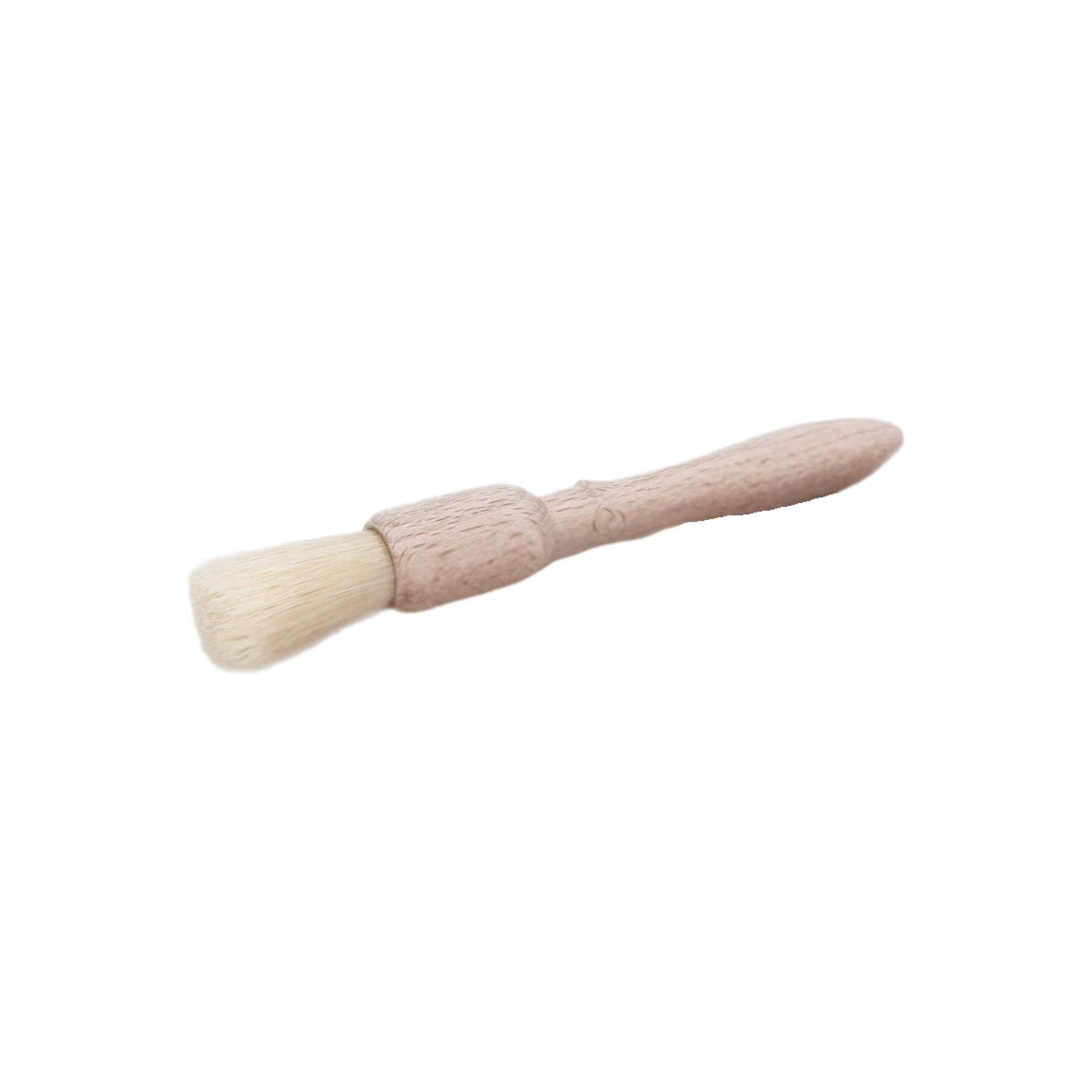 Fathom Large Pastry Brushes - German-made professional baking brushes with 100% natural bristles, handcrafted, ideal for basting foods, oiling or buttering bakeware, cleaning coffee grinders and spice mills; available in 19cm round pastry brush for delicate pastries.
