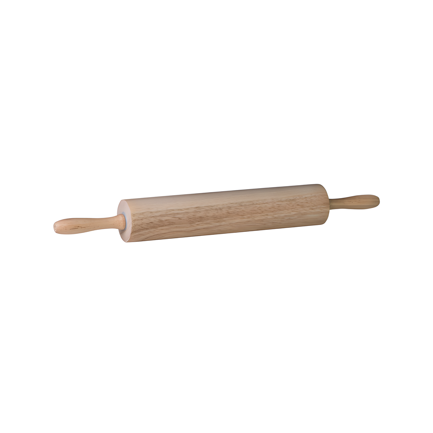 Fathom Classic rolling pin 50cm made from durable rubberwood with steel rod and nylon bushings, balanced kitchen tool for smooth pastry rolling.