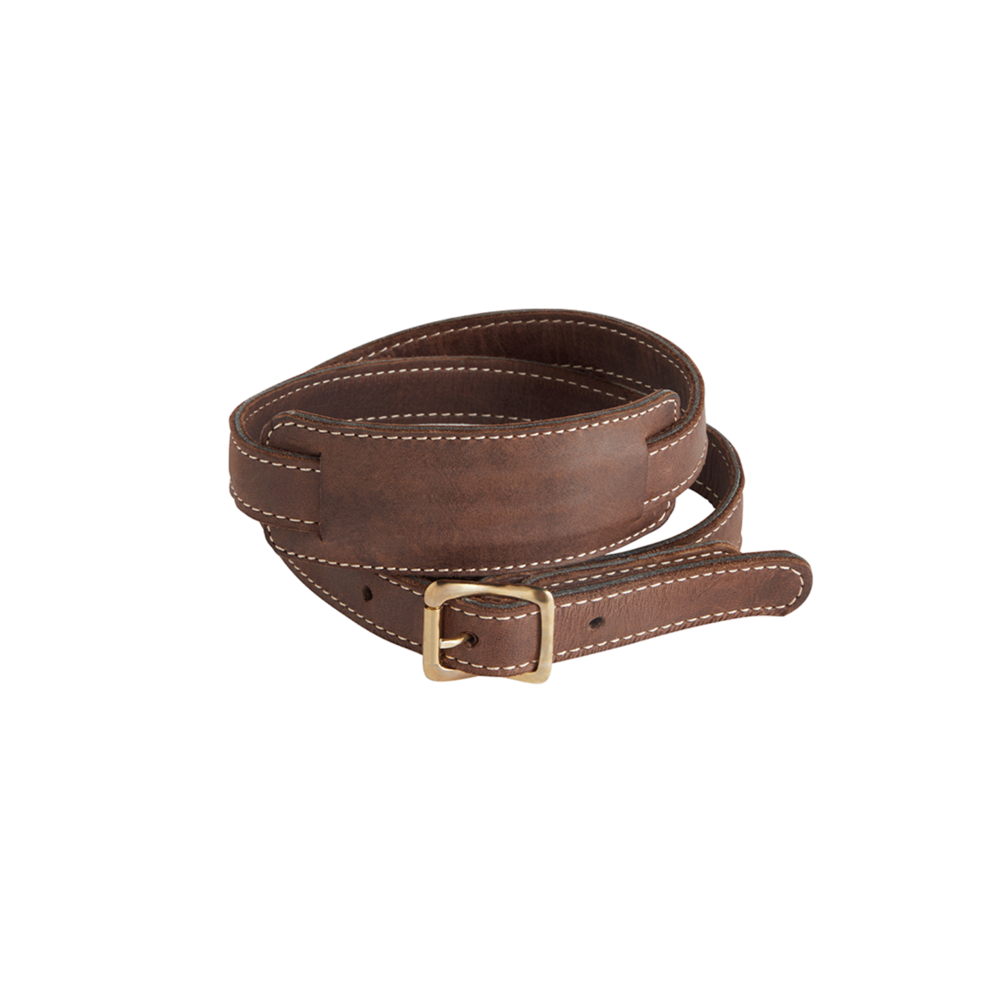 Coiled FIELDBAR Drinks Box Sling, Dark brown, adjustable from 124cm to 128cm, leather, comfortable on shoulder.