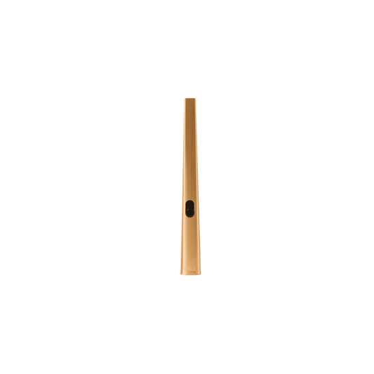 Flint rechargeable gold lighter front view