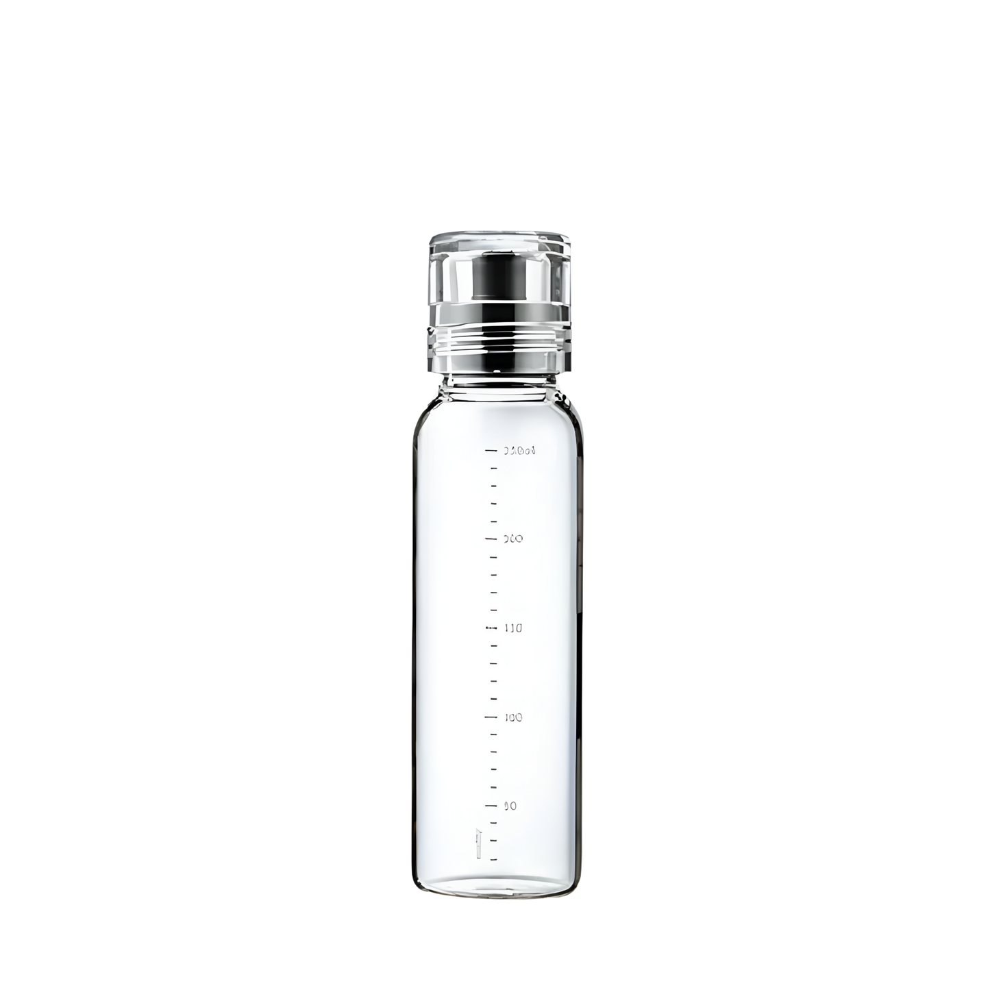 HARIO Dressing Bottle, 250mL capacity, heatproof glass with twist cap and modest pouring spout, available in Pale Grey and Black. Designed for shaking, pouring, and storing homemade dressings; dishwasher and heat sterilization safe.