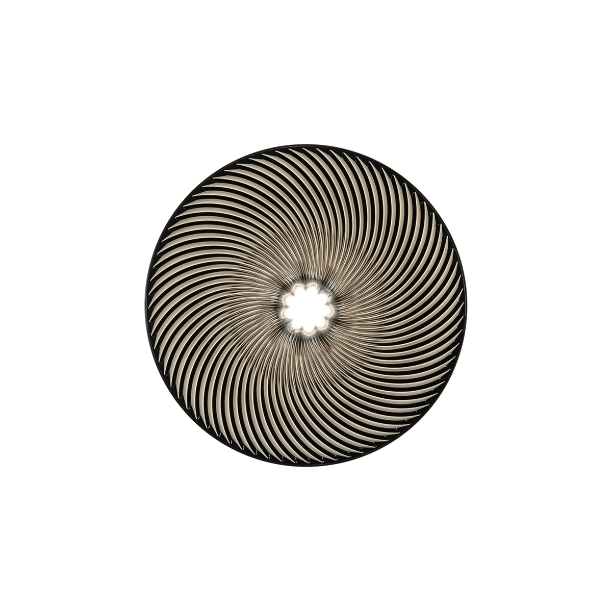 Top view of the Hario V60 Neo Coffee Dripper 02 Black which is made from PCT resin and silicone rubber, with detachable base for hybrid brewing.