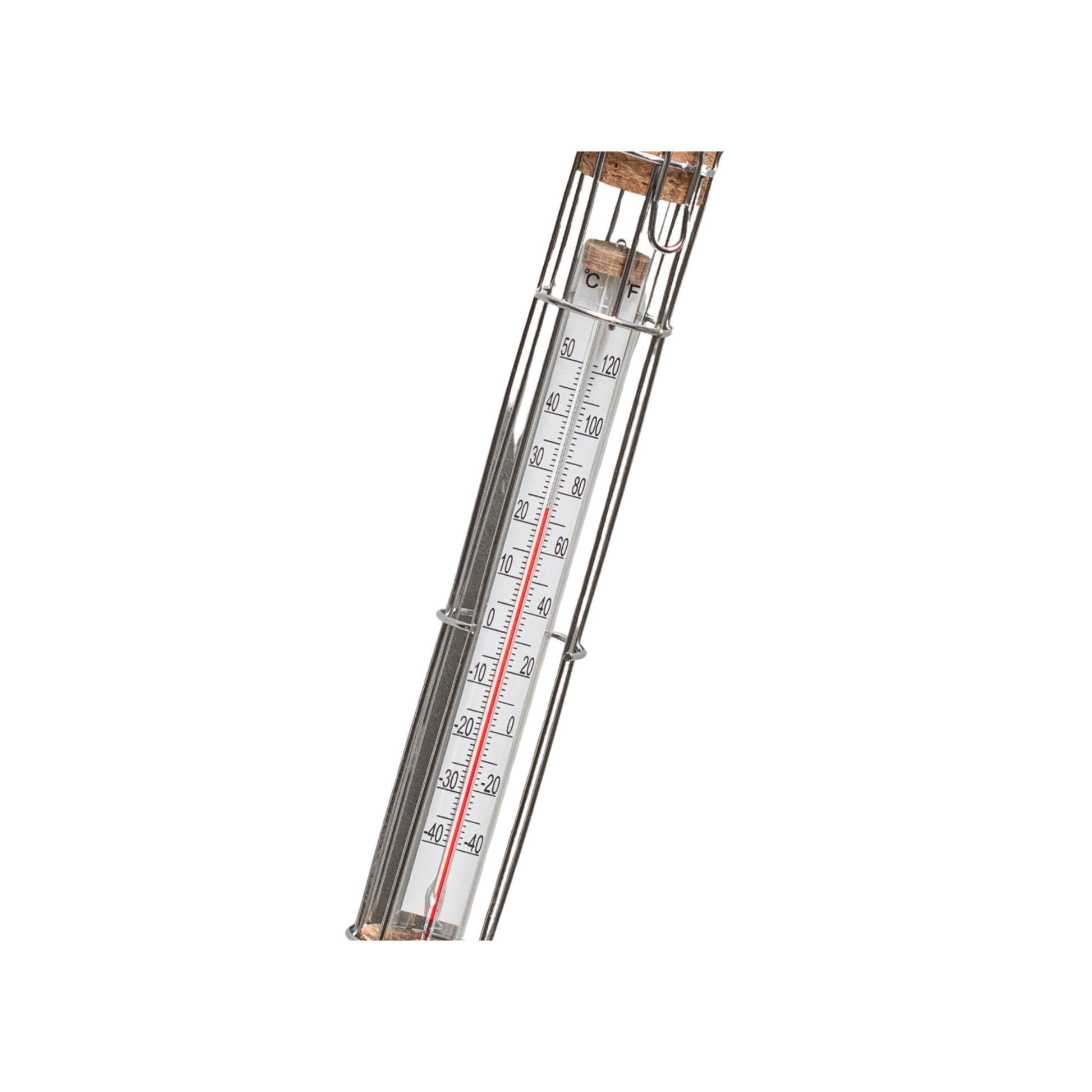 Heaven in Earth Garden Thermometer close up showing scale