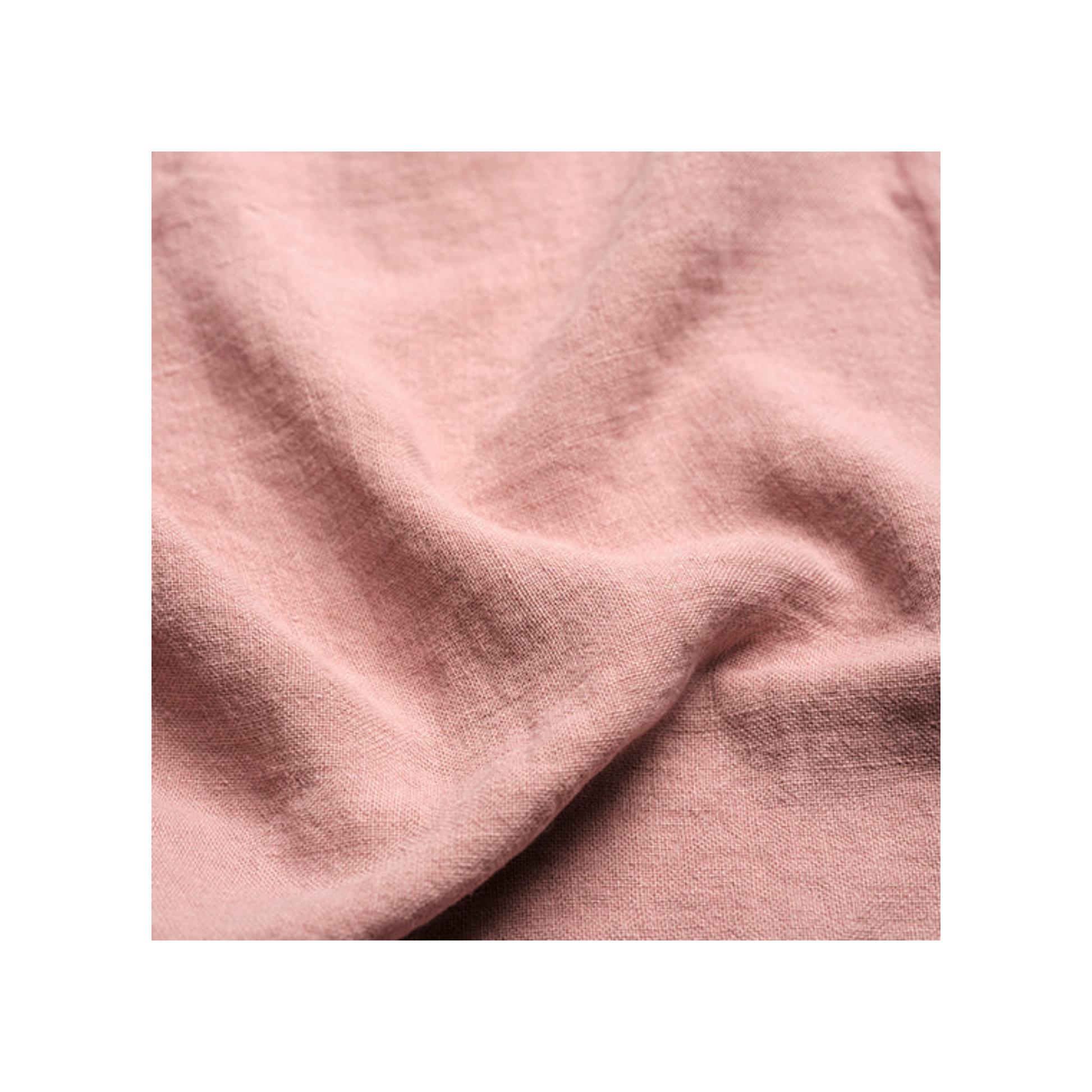 Close up of Hommey linen cushion material