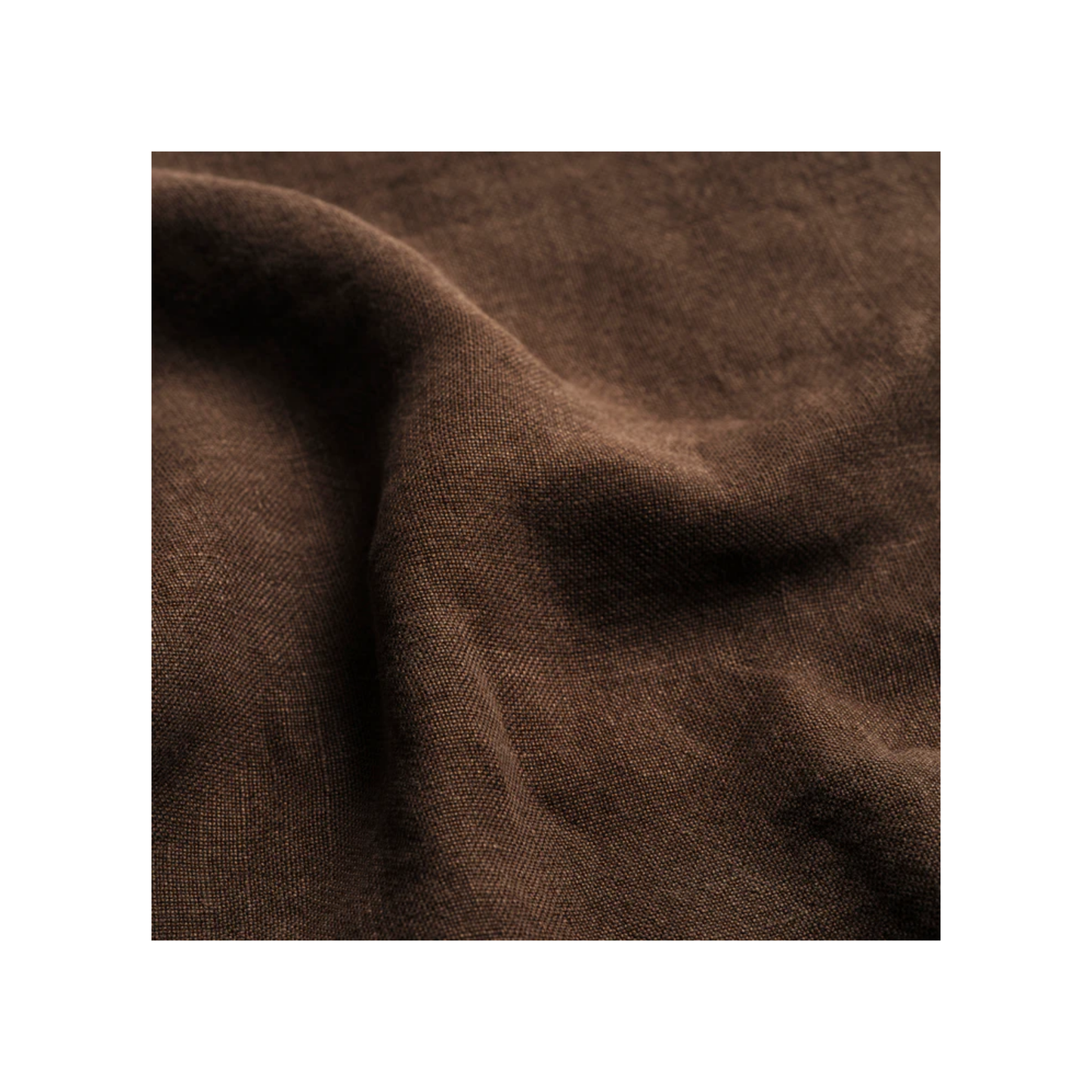 Close up of Hommey linen cushion material