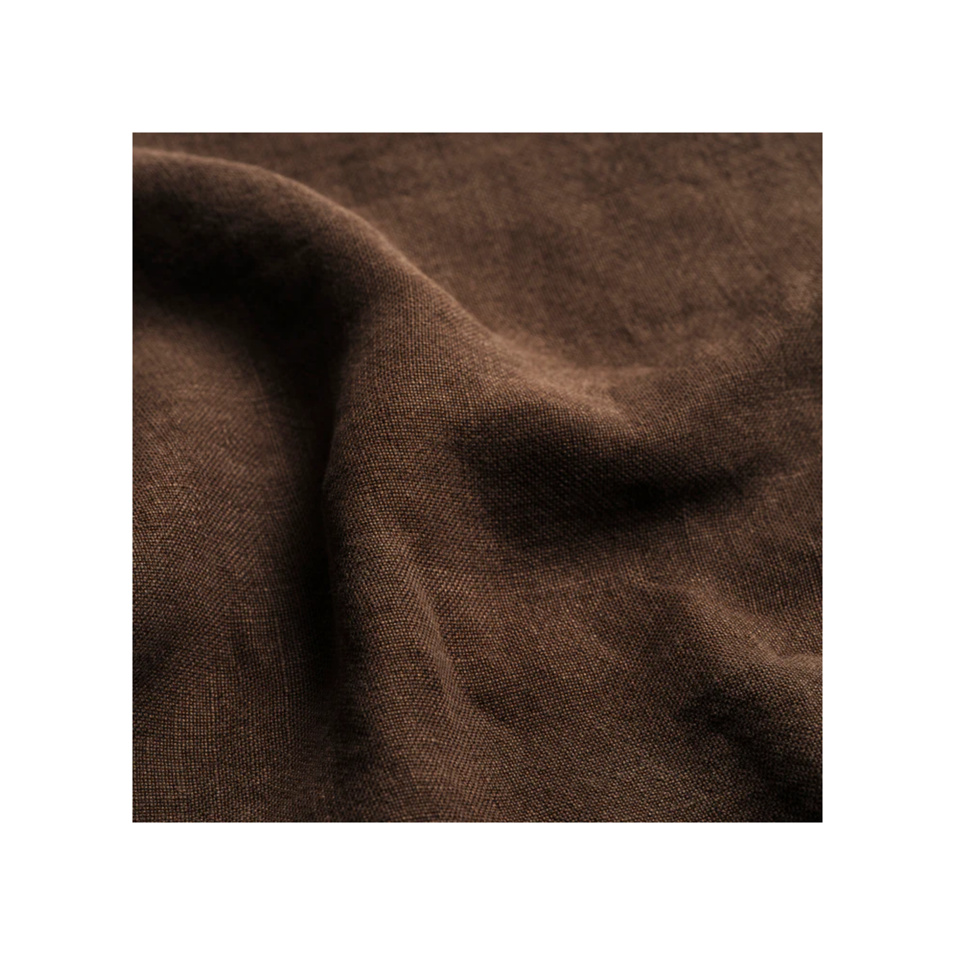 Close up of Hommey linen cushion material