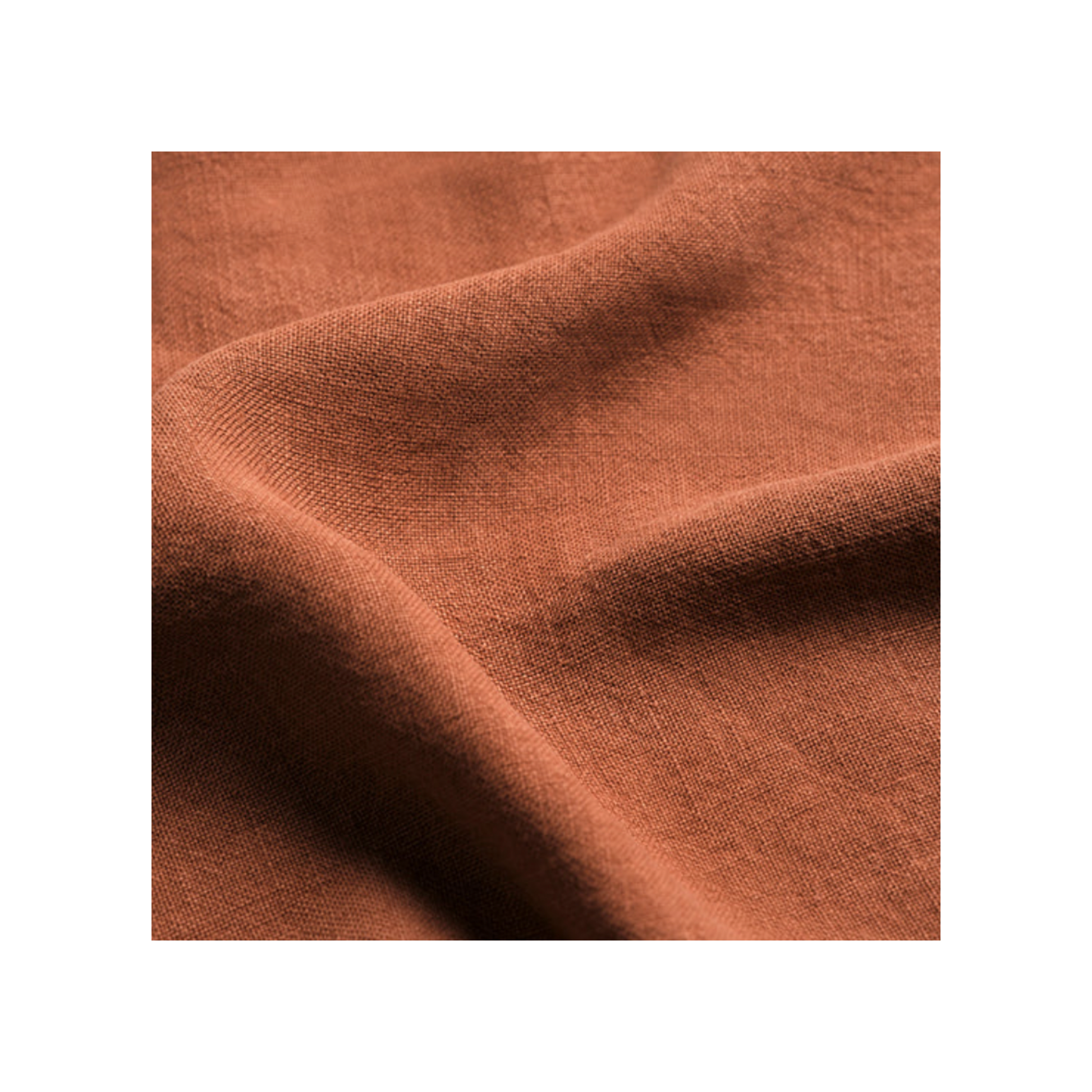 Close up of Hommey linen cushion material