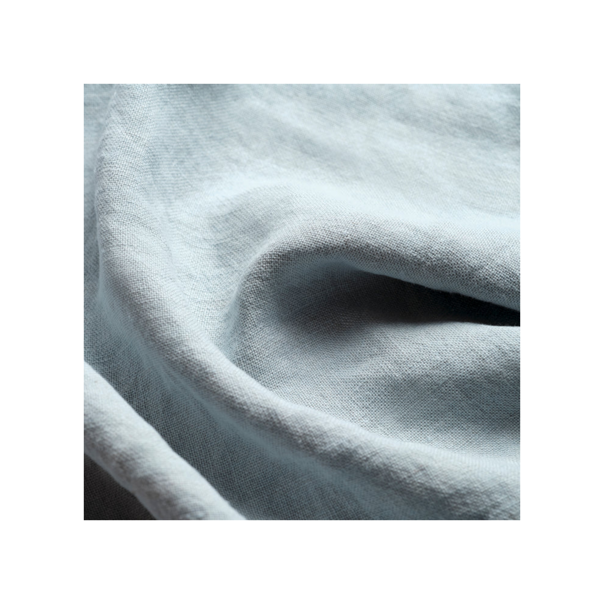 Close up of Hommey linen cushion material