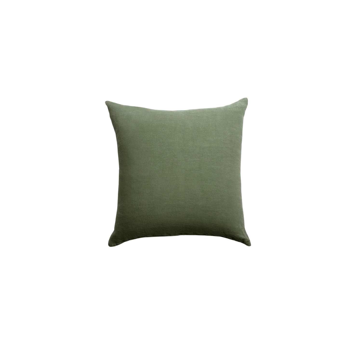Hommey linen cushion moss front view