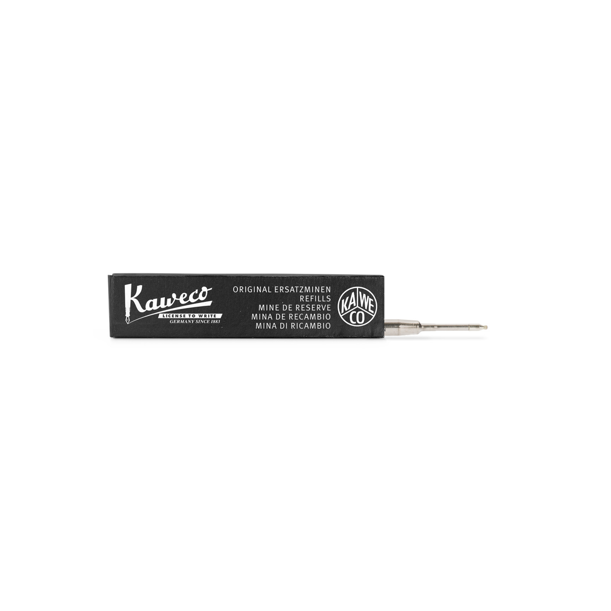 Kaweco G2 Rollerball Gel Refill Black 0.7mm - smooth, fast-drying ink cartridge for Kaweco Sport and Steel rollerball pens, ideal for quick and fluid writing.