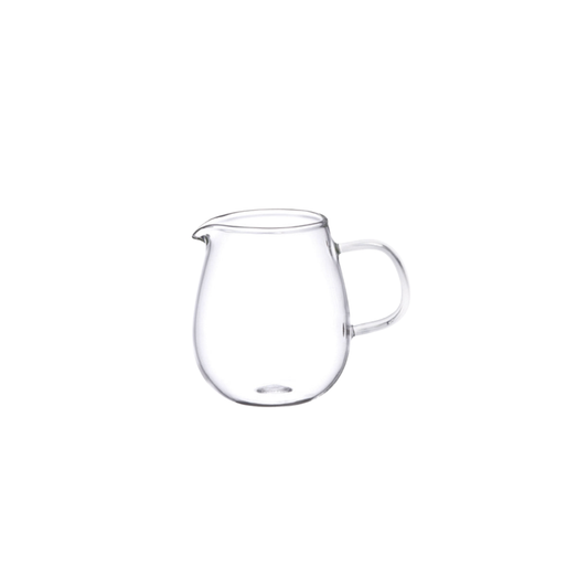 Stylish glass Kinto Unitea Milk Jug 180ml