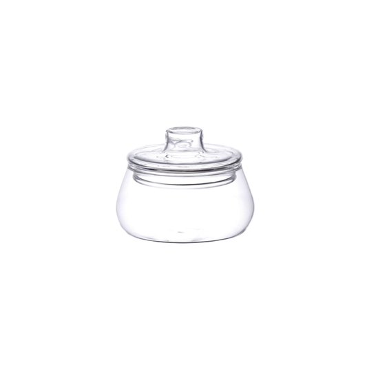 Stylish glass Kinto Unitea Sugar Pot