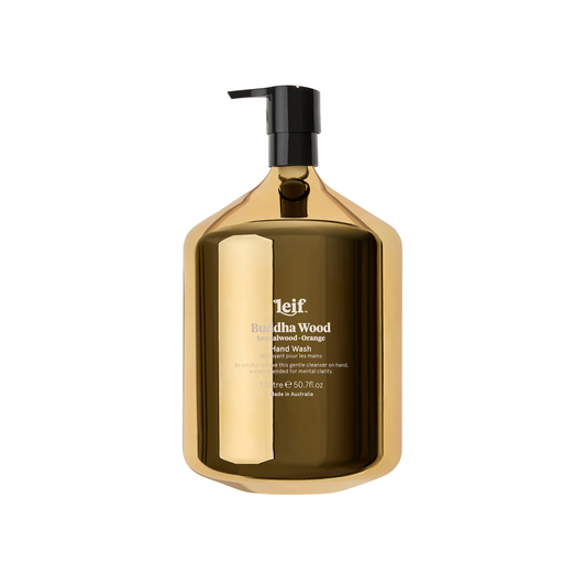 Limited edition gold 1.5L Leif handwash magnum bottle