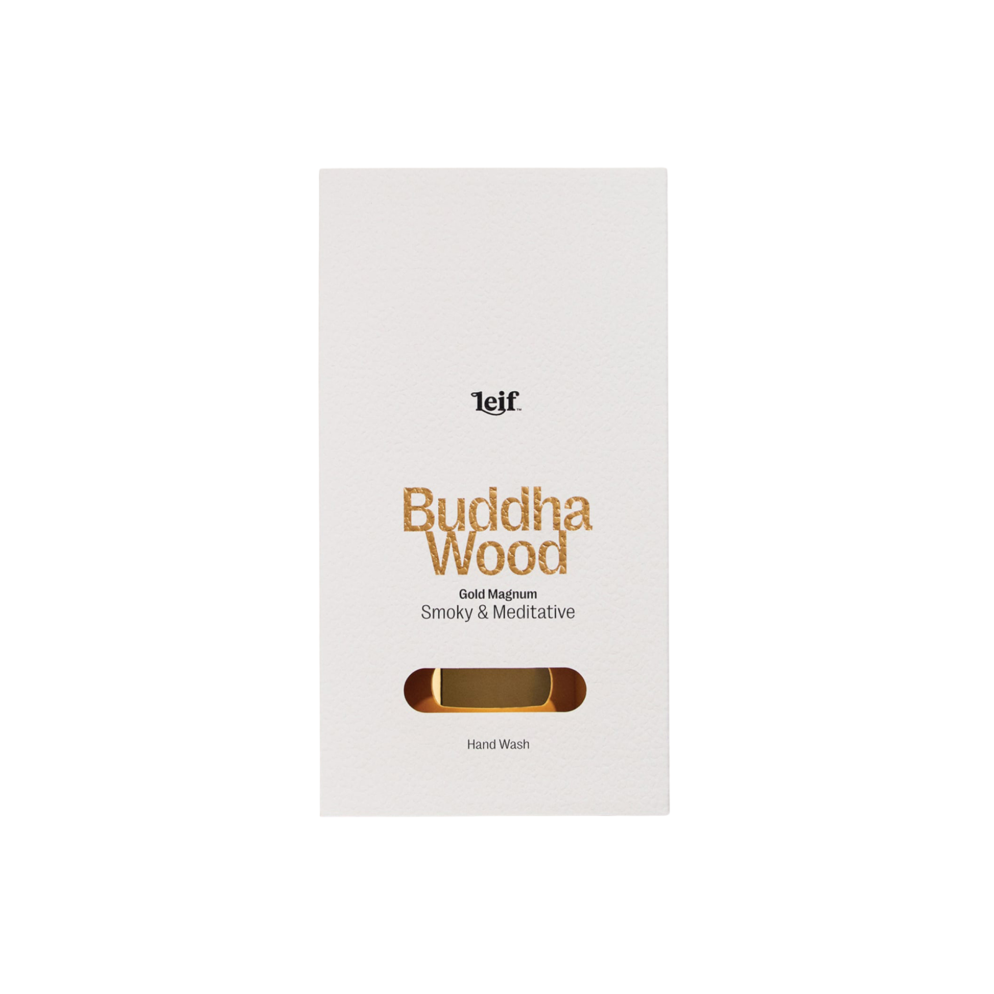 Packaging for limited gold edition Leif handwash