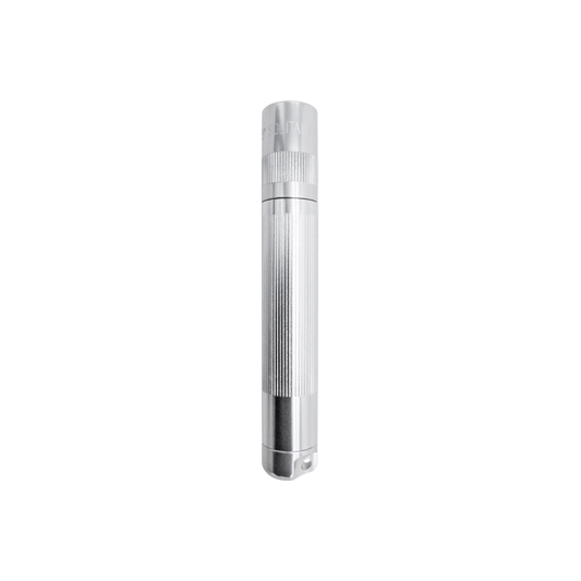 Front upright view of Maglite solitare torch black