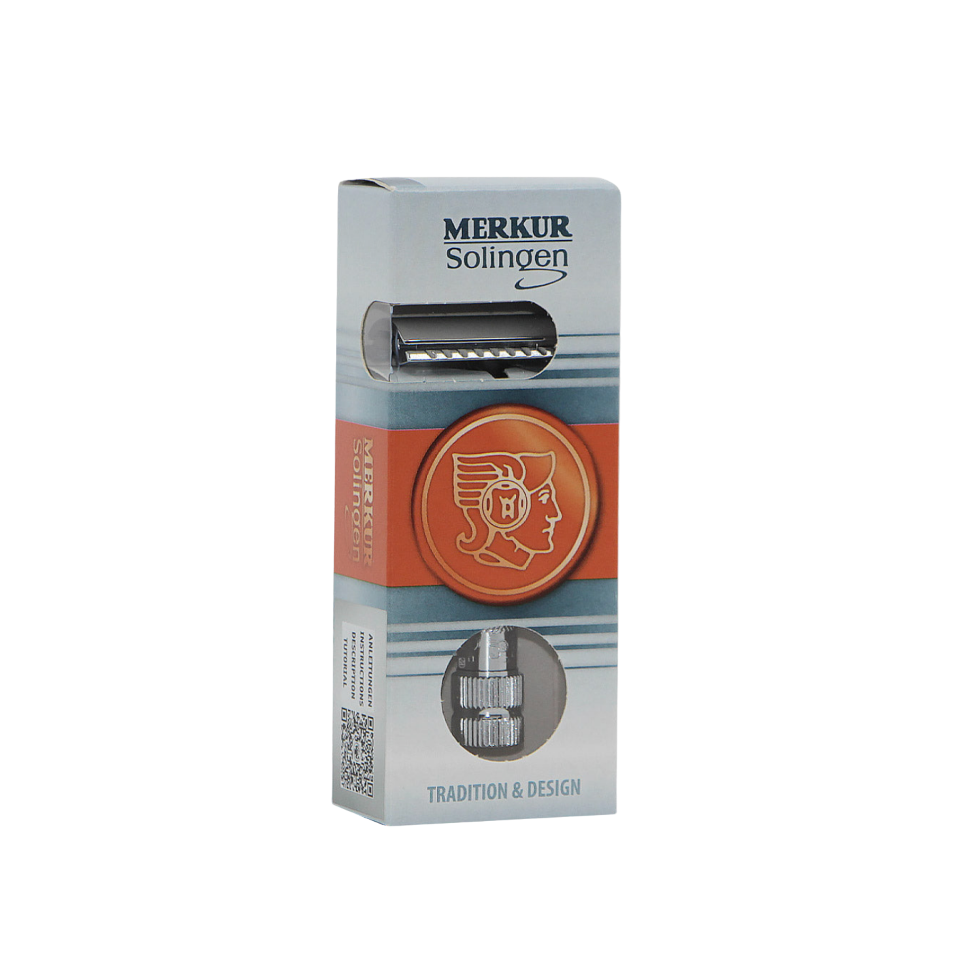 Stylish Merkur Safety Razor 34C Chrome in packaging box