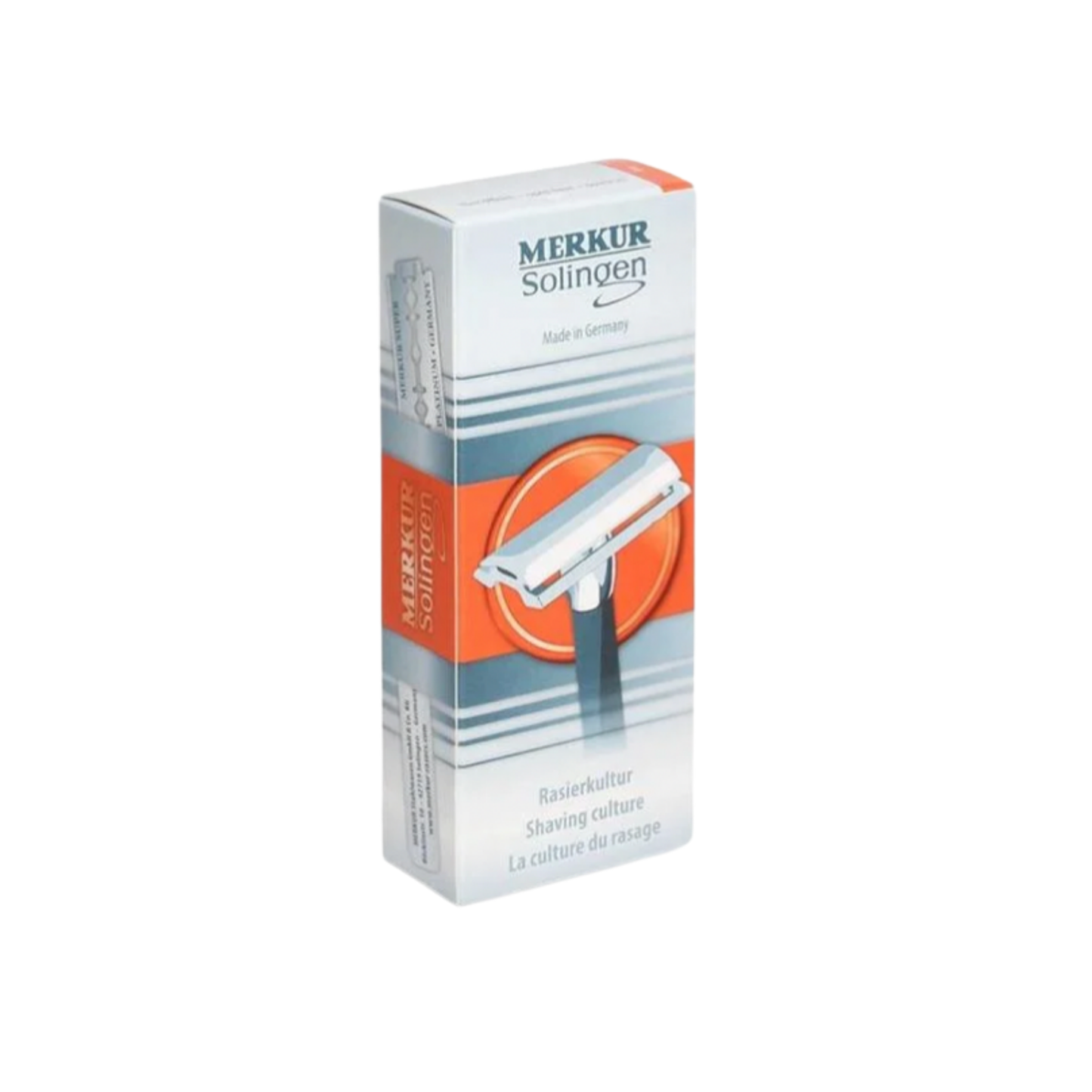 Stylish Merkur Safety Razor 34G Gold in packaging box