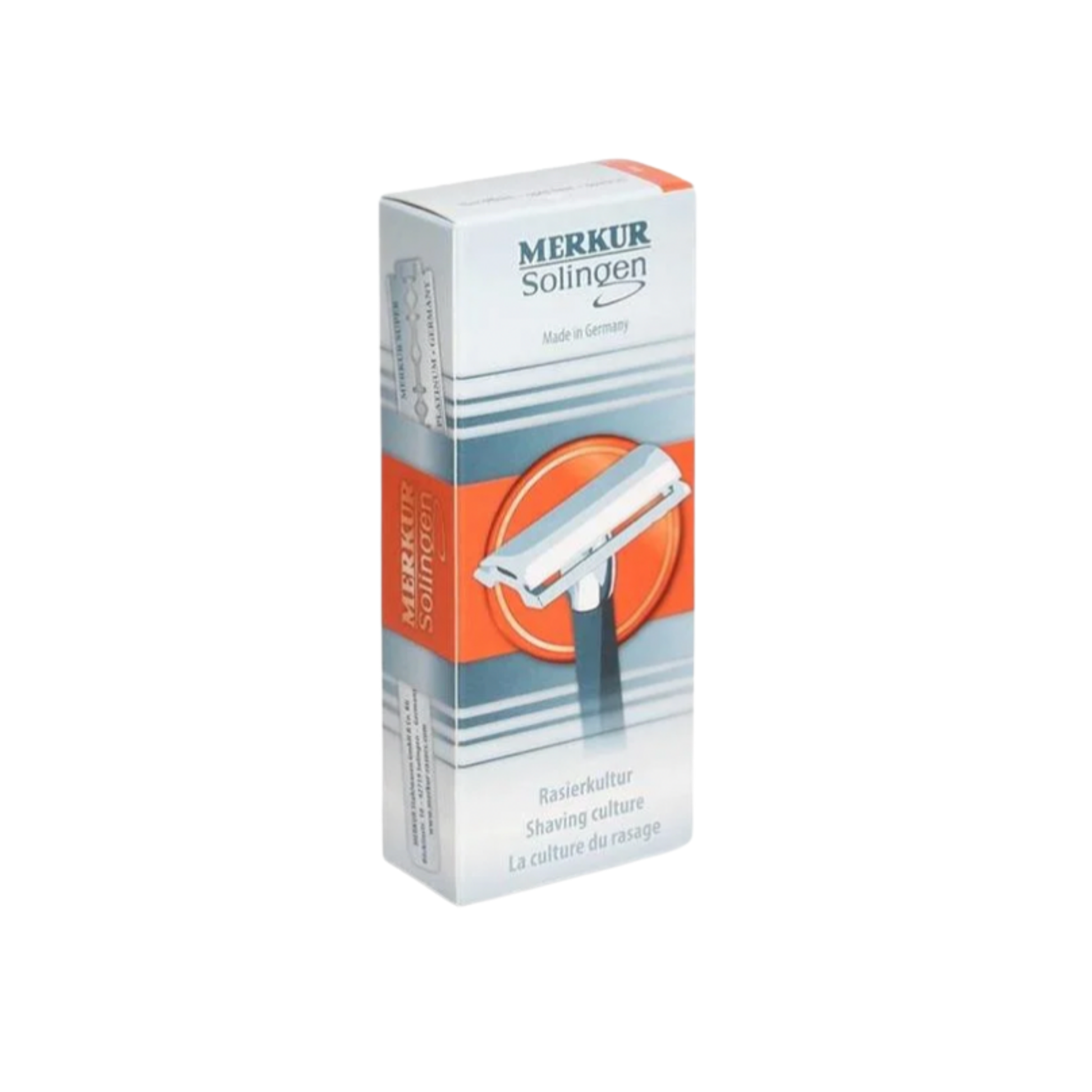 Stylish Merkur Safety Razor 34G Gold in packaging box