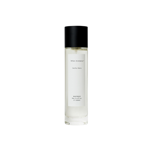 Mihan Aromatics 100ml Guilty Story front view bottle