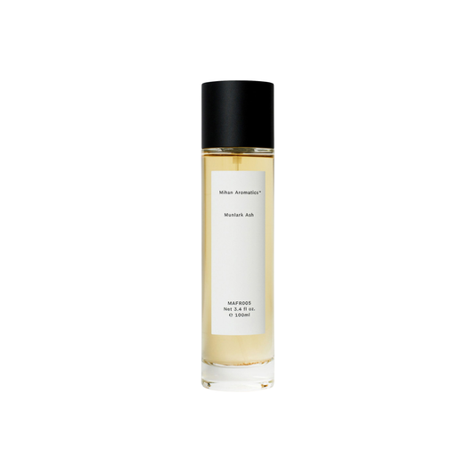 Mihan Aromatics 100ml Munlark Ash front view bottle