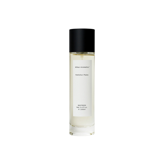 Mihan Aromatics 100ml Petrichor Plains front view bottle