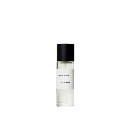 Mihan Aromatics 30ml Guilty Story front view bottle