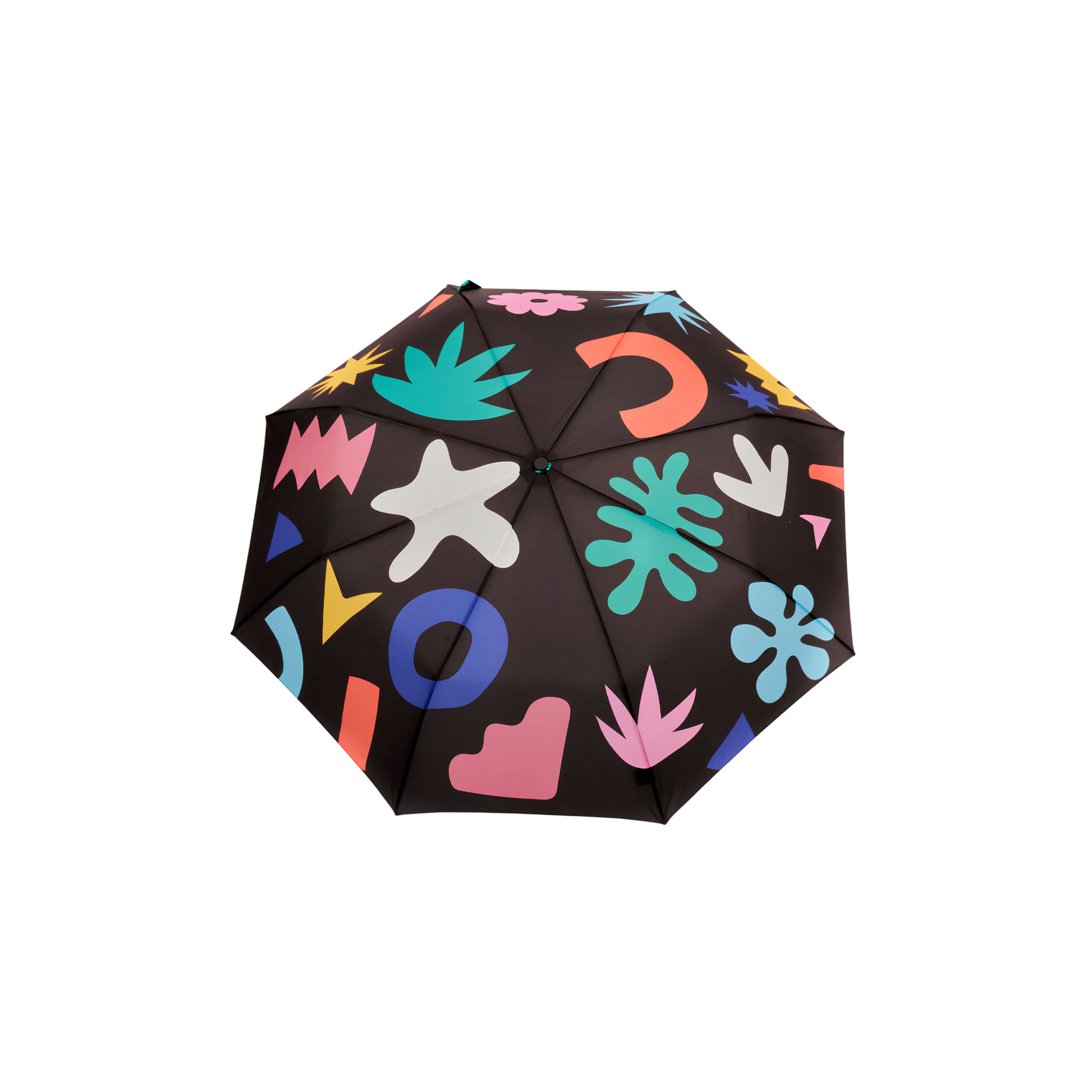 Top view of the open Original Duckhead Duck Umbrella Compact Palma, from sustainable materials.