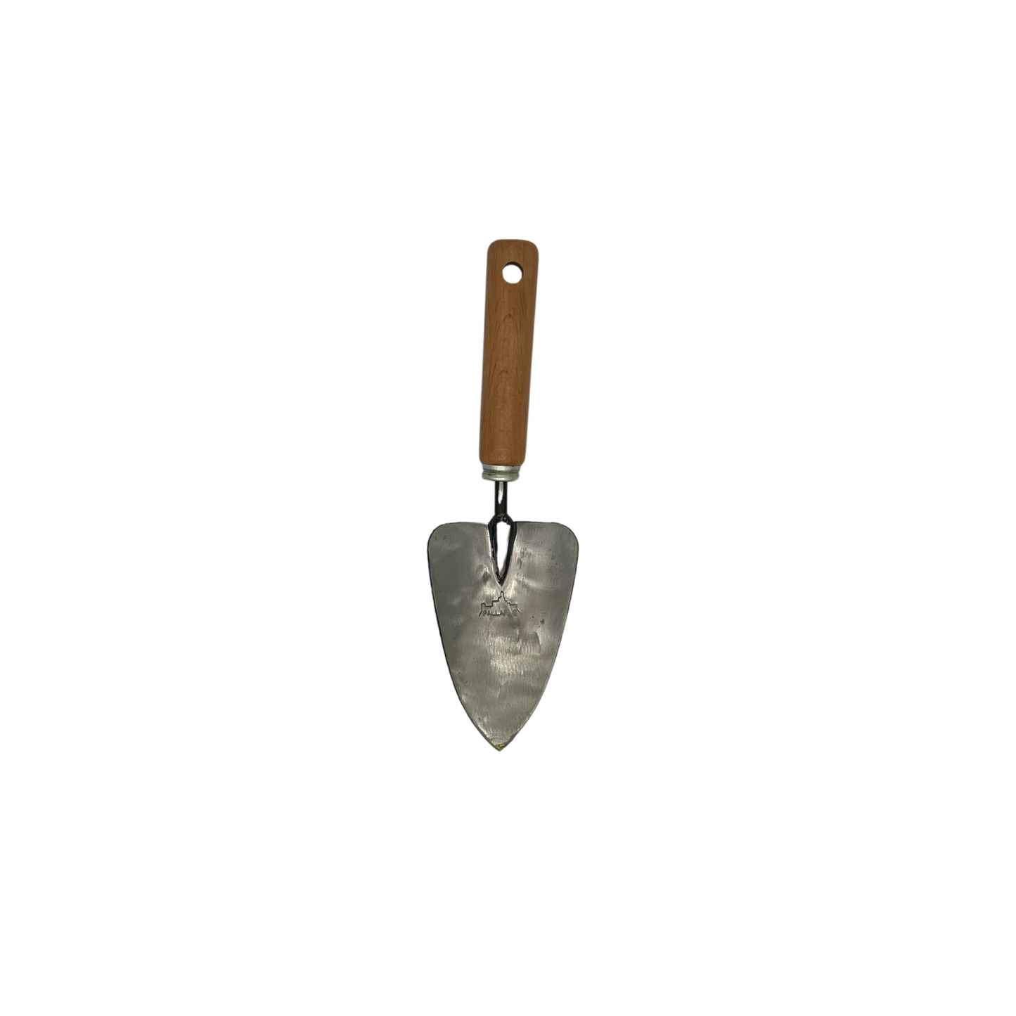 Pallares Solsona hand trowel with wooden handle front view
