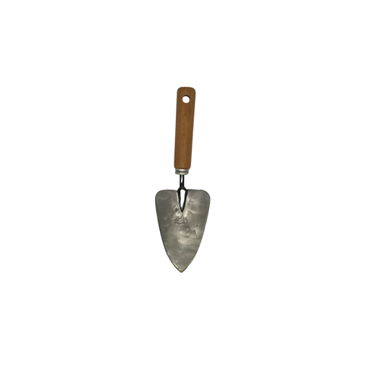 Pallares Solsona hand trowel with wooden handle front view