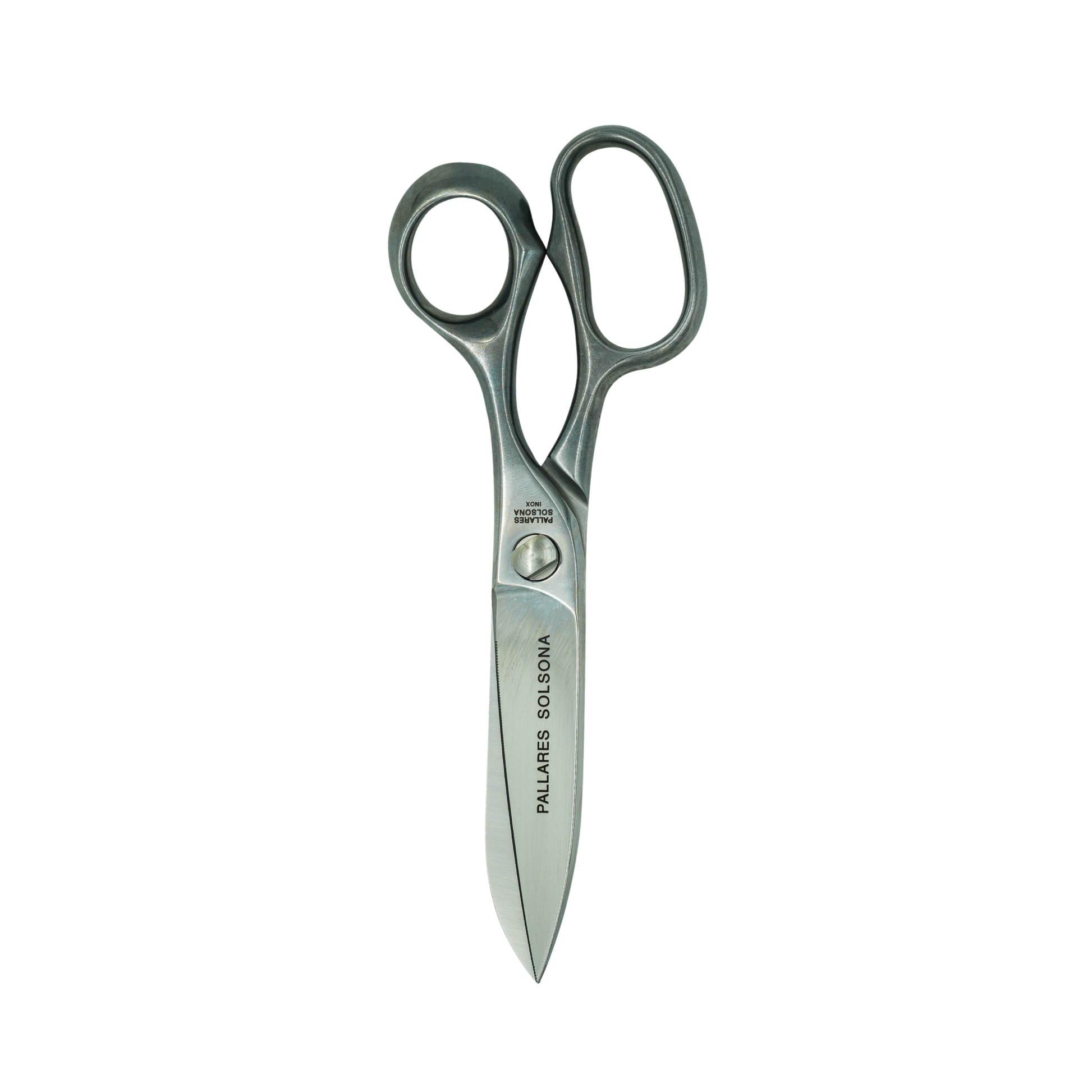 Tip down view of the Pallares Solsona Kitchen Scissors Professional 24cm Stainless Steel