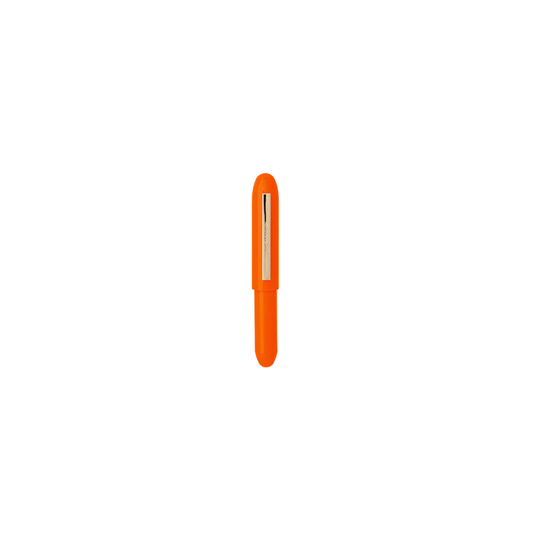 Penco small ballpoint pen orange front view