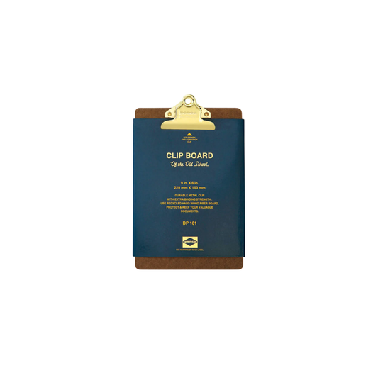 Penco A5 old school clipboard front view with packaging