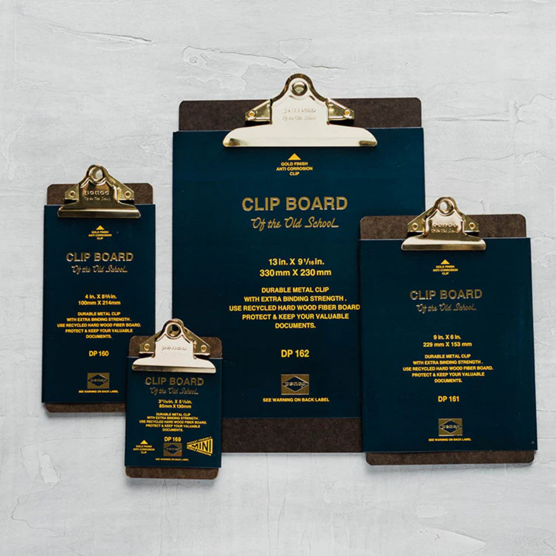 Collection of Penco clipboards together in packaging