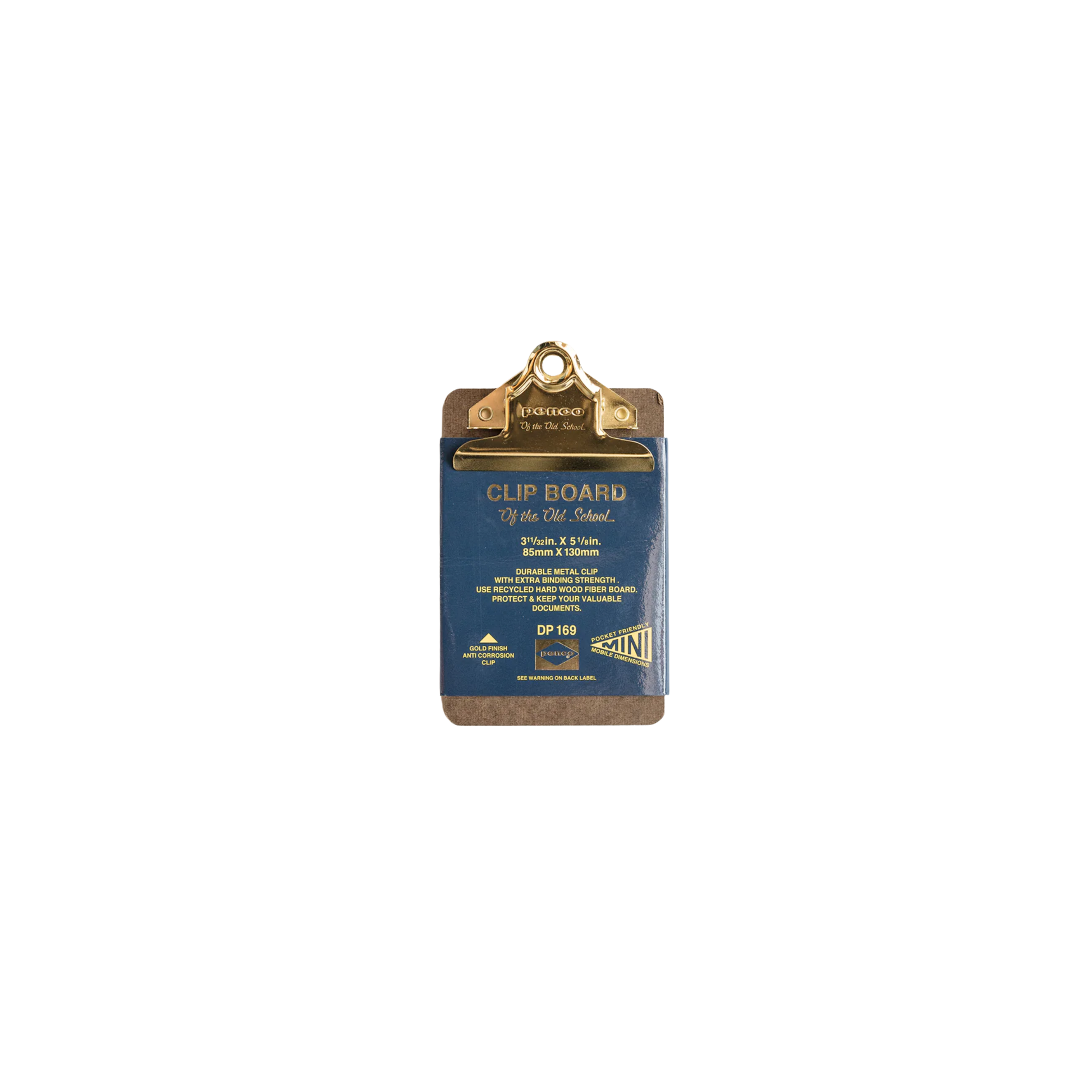Penco mini old school clipboard front view with packaging
