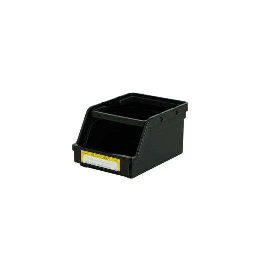 Penco pile up caddy front angled view black