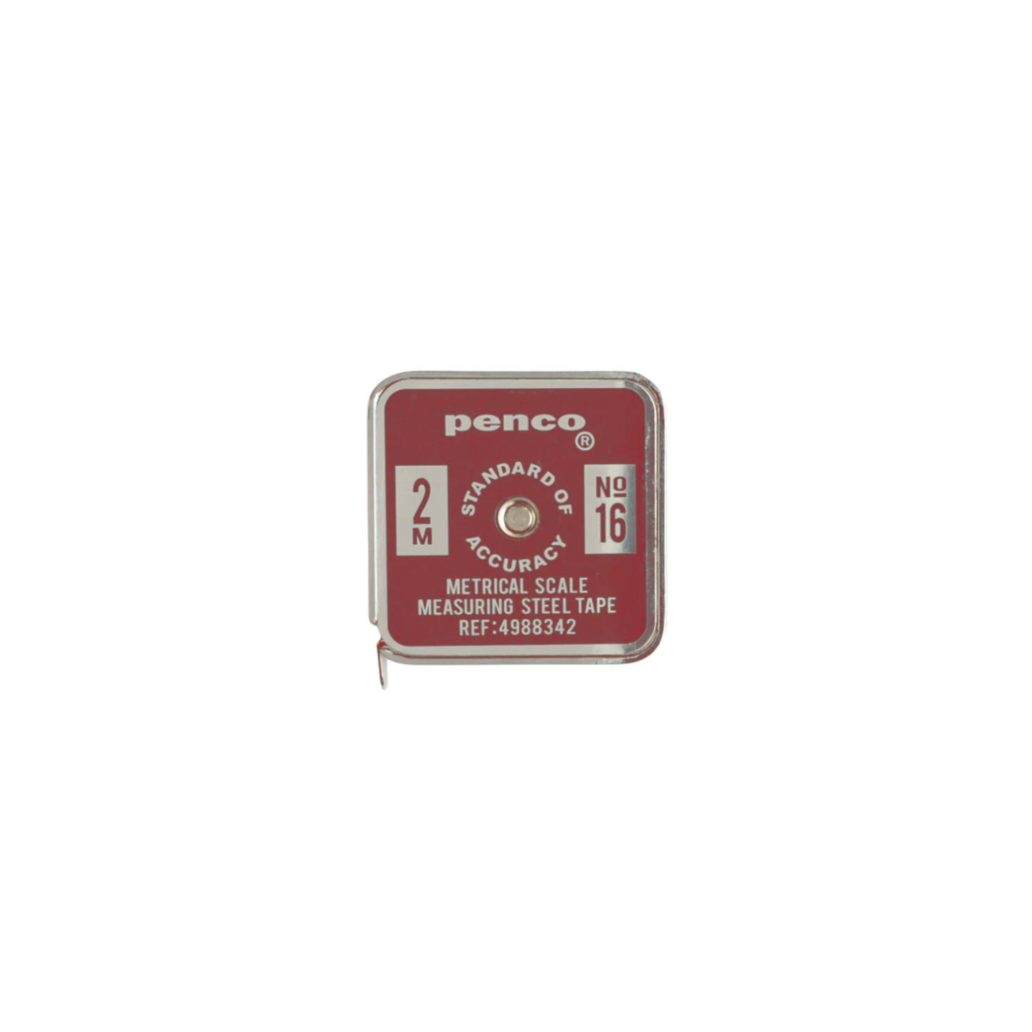 Front top view of Penco measuring tape khaki