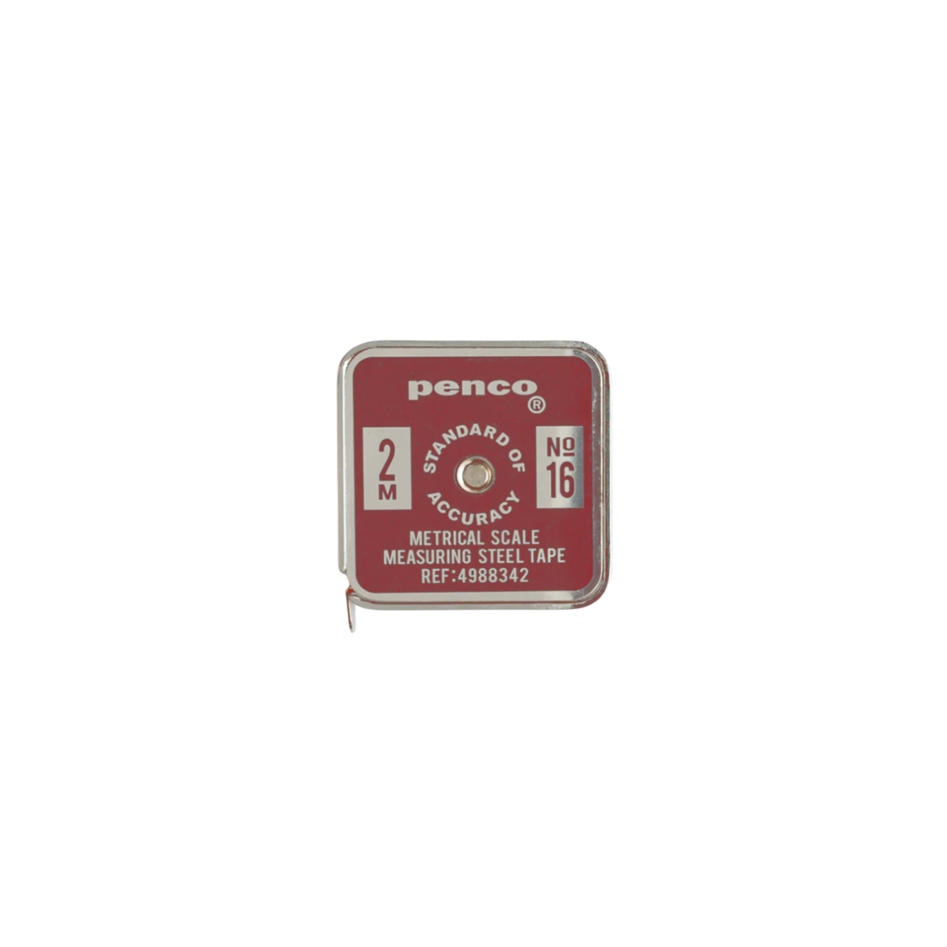 Front top view of Penco measuring tape khaki