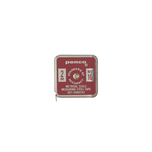 Front top view of Penco measuring tape khaki