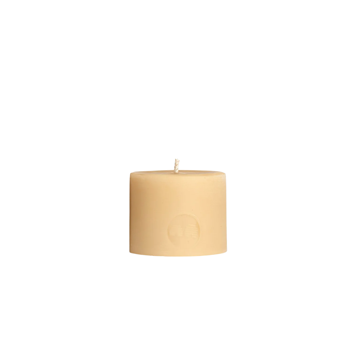 Queen Bee beeswax pillar squat candle