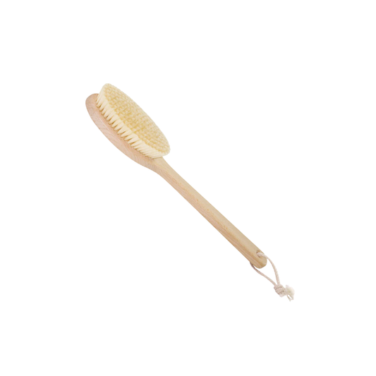 Redecker beech bath brush 50 cm front view