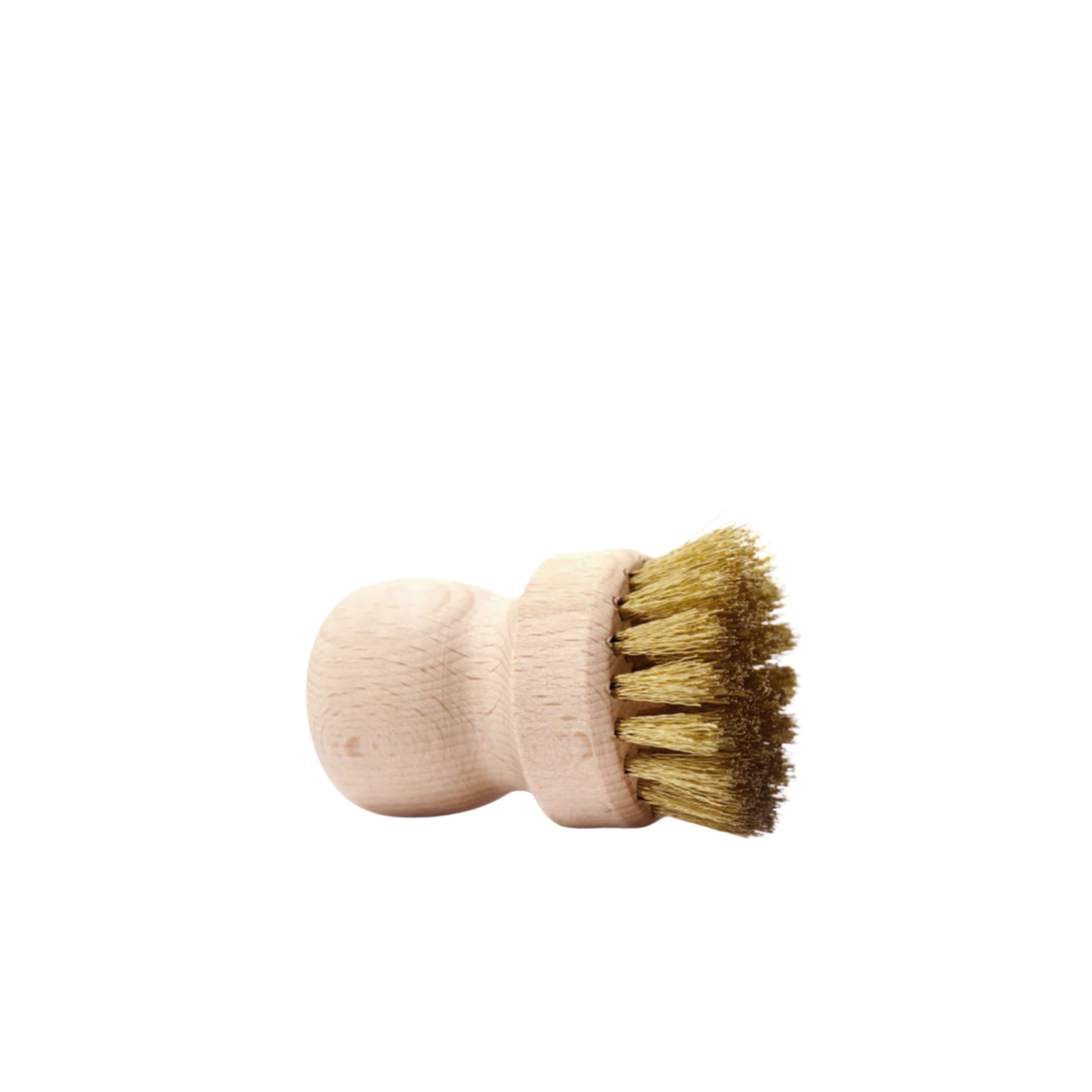Redecker bbq brush with beech handle side view