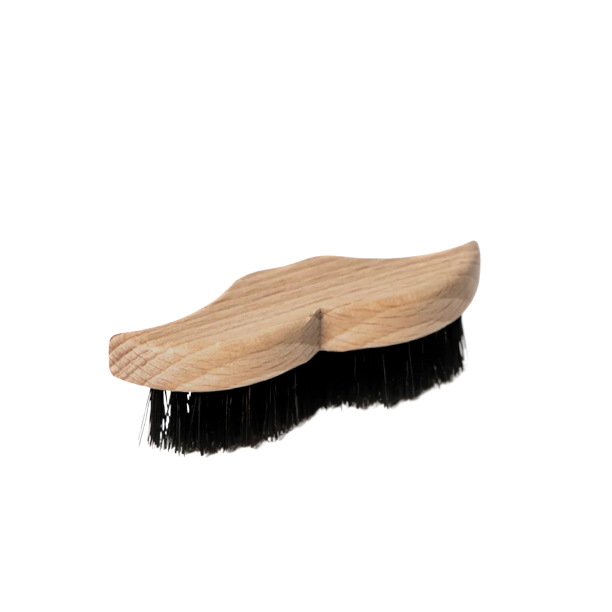 Redecker beech moustache beard brush side view