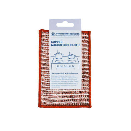 Redecker copper microfibre cloth in cardboard packaging 