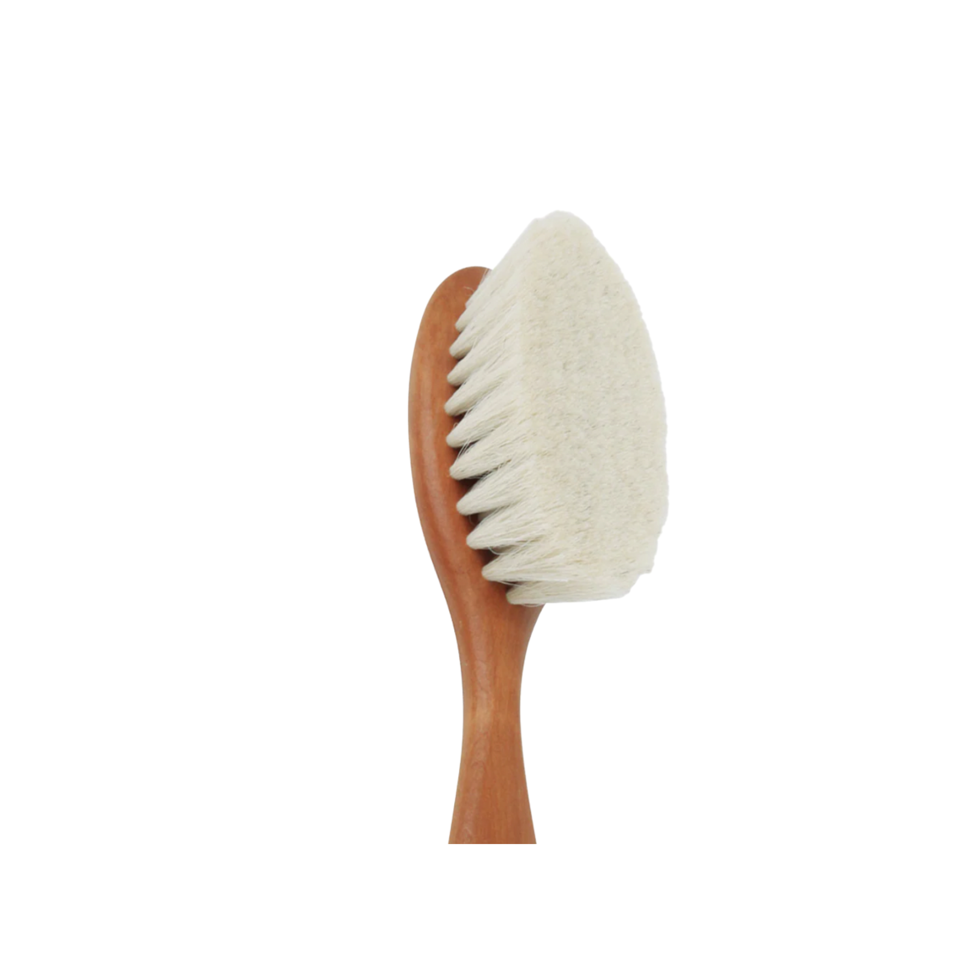 Redecker baby hair brush close up on bristles
