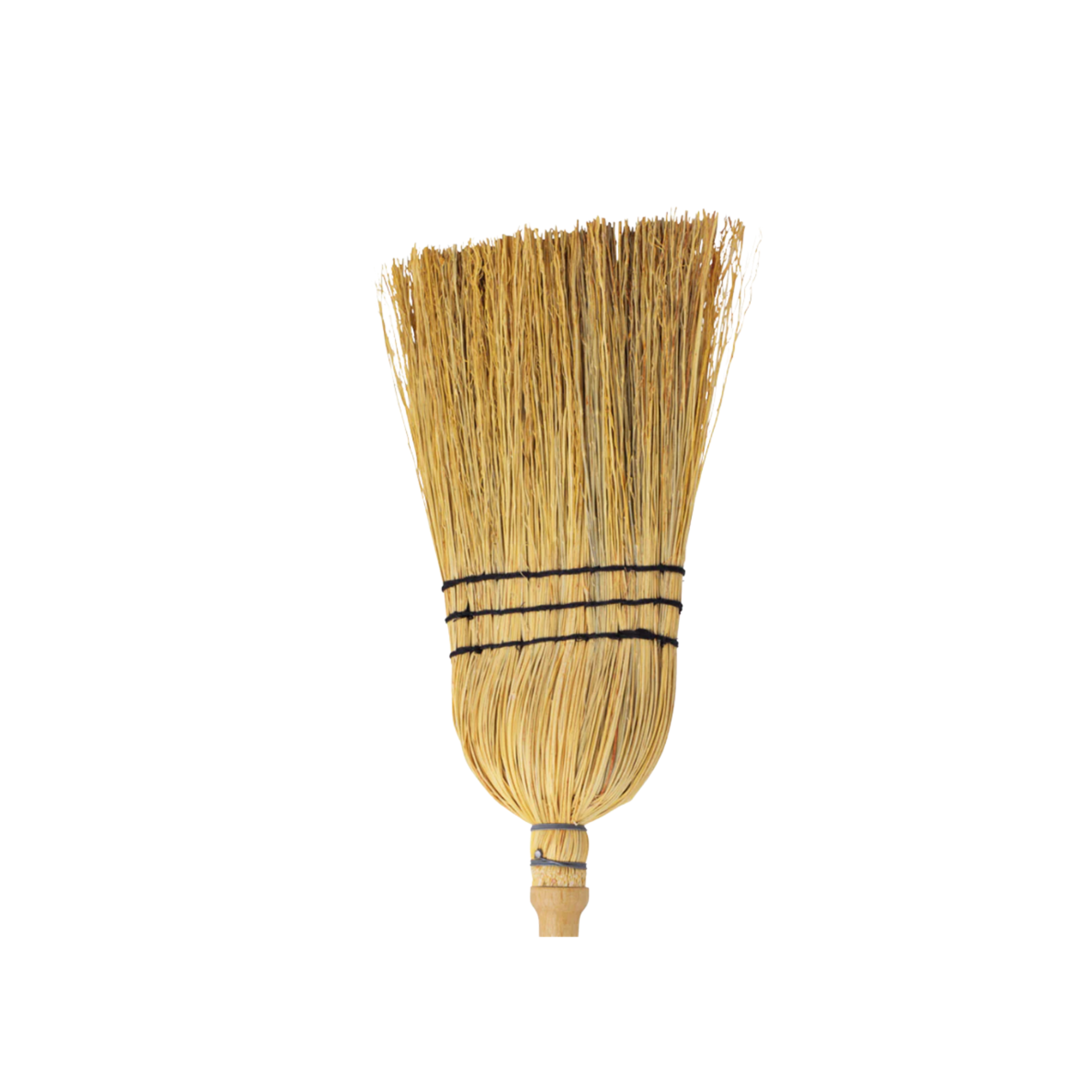 Redecker hand brush stitched with beech wood handle close up of stitched bristles