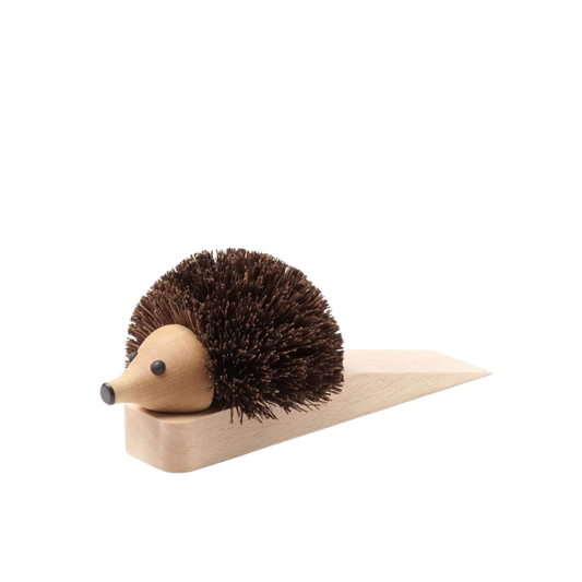 Redecker hedgehog door stop side agnled view