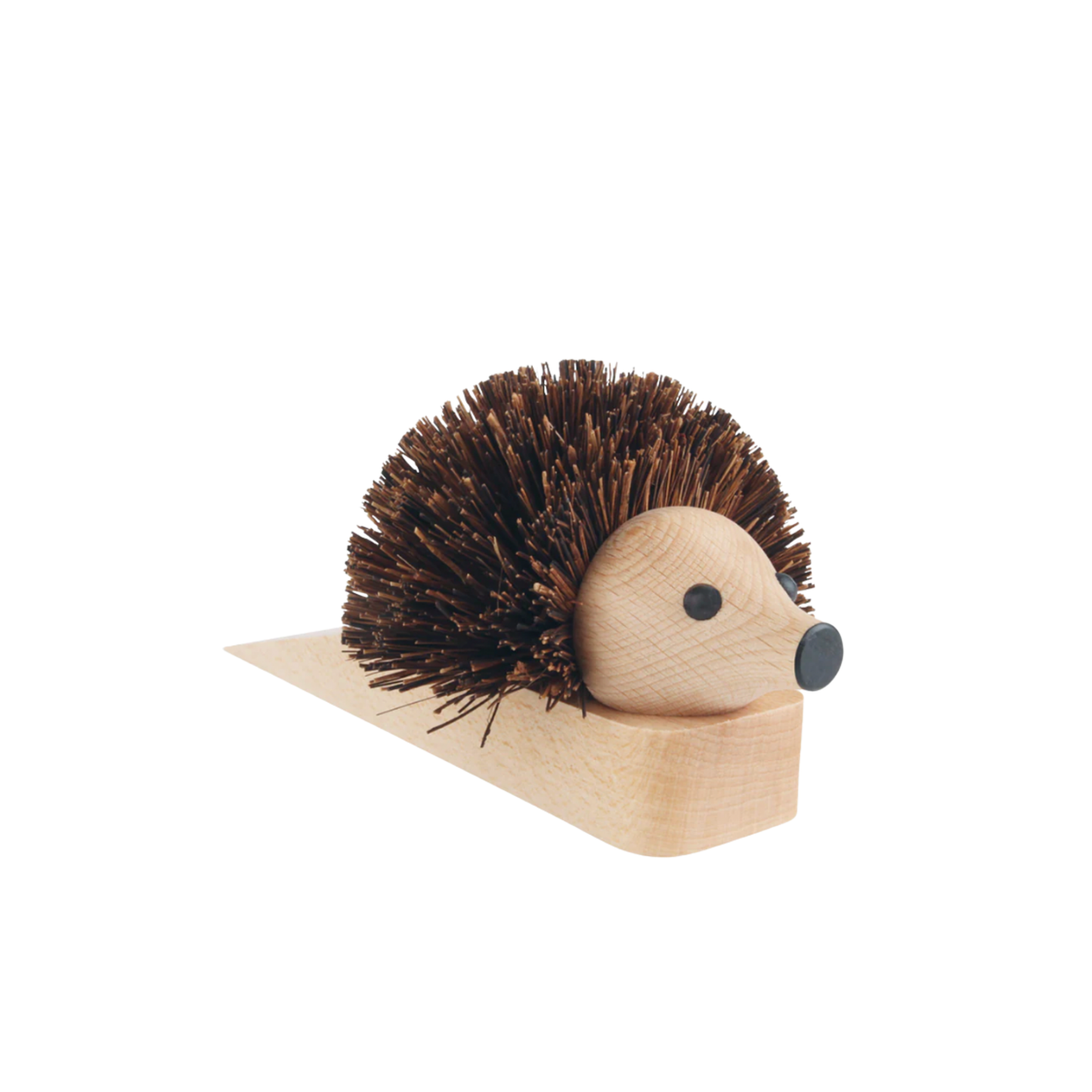 Redecker hedgehog door stop close up of face and front view