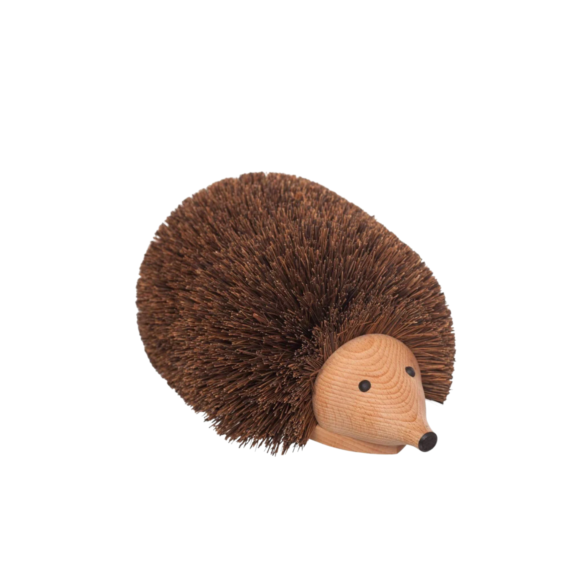 Redecker hedgehog shoe cleaner front angled view