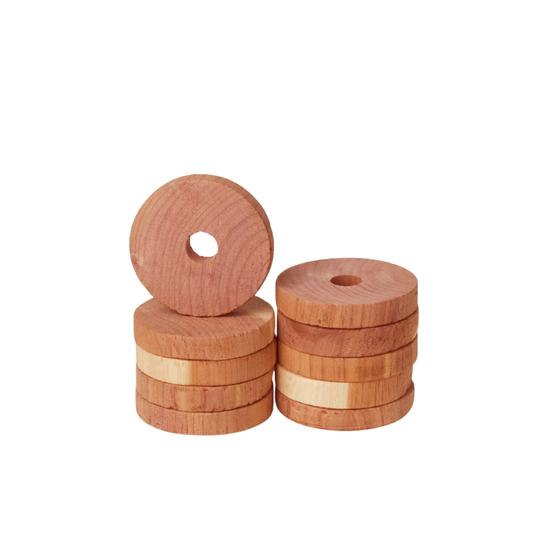 Redecker stacked red cedar discs 